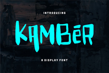 Kamber | A Display Font