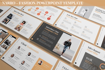 Narro - Fashion Powerpoint Template