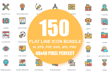 Line icons Linear Pictogram Pack