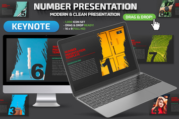 Number Keynote Presentation Template