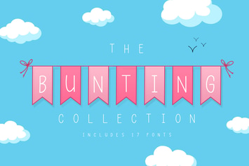 The Bunting Font Collection