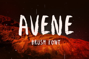 Avene Brush Font