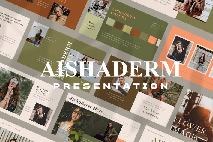 AISHADERM Powerpoint Template