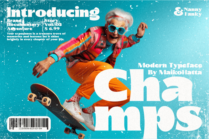 Champs - Modern Sans Serif Typeface