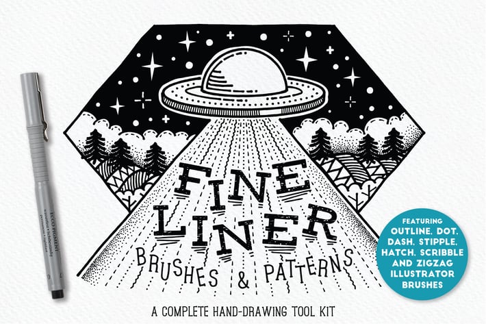 Fine Liner Brushes & Patterns
