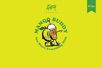 Mango Buddy Logo Template