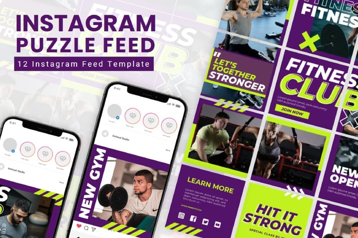 Instagram Puzzle - Fitness