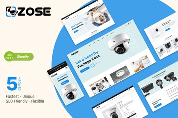 ZOSE - CCTV Security & Electronics Shopify Theme 
