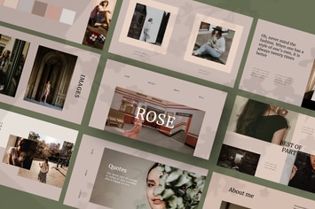 Rose Powerpoint Template