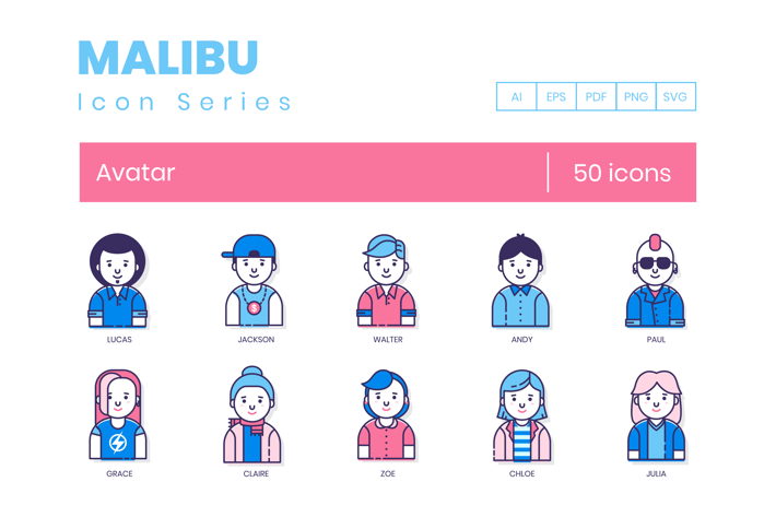 50 Avatar Icons