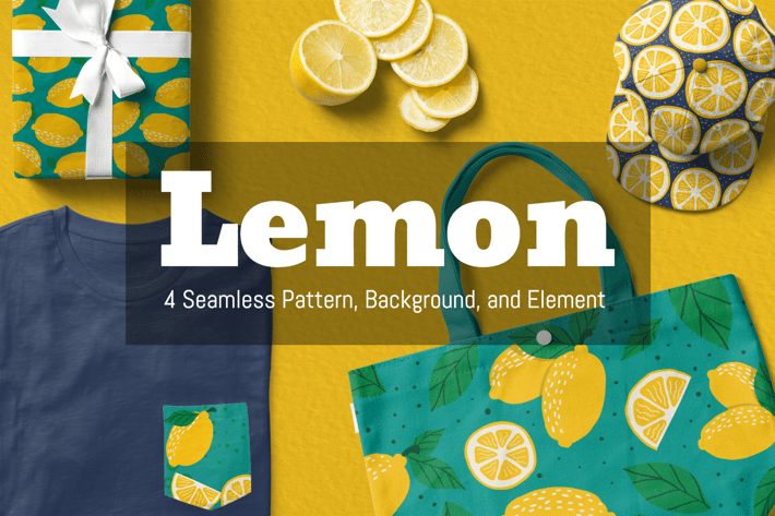 Lemon Seamless Pattern