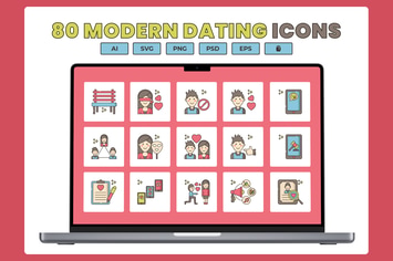 80 Modern Dating Icons