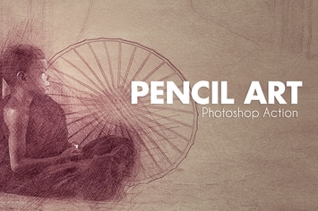 Pencil Art - Photoshop Actions