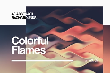Colorful Flames | Abstract Backgrounds | Vol. 02