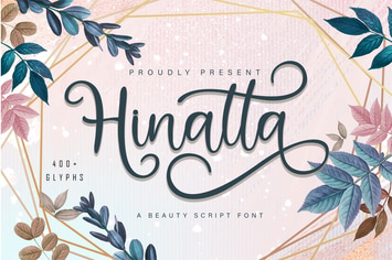  Hinatta Beauty Script Font