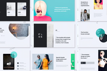 KLOE Minimal & Creative Template (Powerpoint)