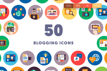 50 Blogging Icons