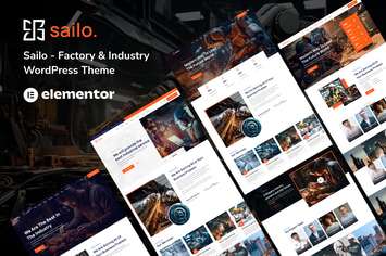 Sailo - Factory & Industry WordPress Theme
