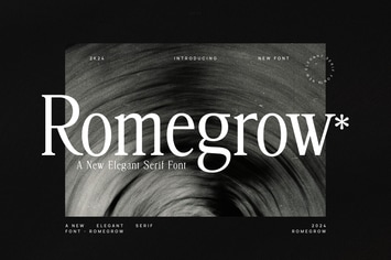 Romegrow - Elegant Serif Font