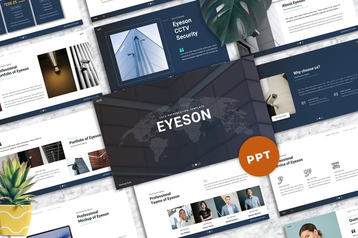 Eyeson - CCTV Powerpoint Template