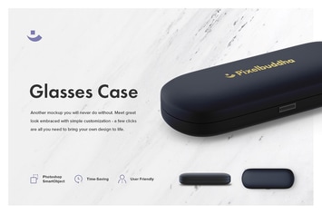 Glasses Case Mockup Set