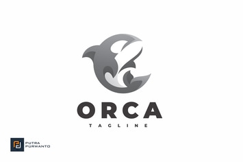 Orca Whale - Logo Template