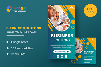 Business Solution Animated Banner GWD