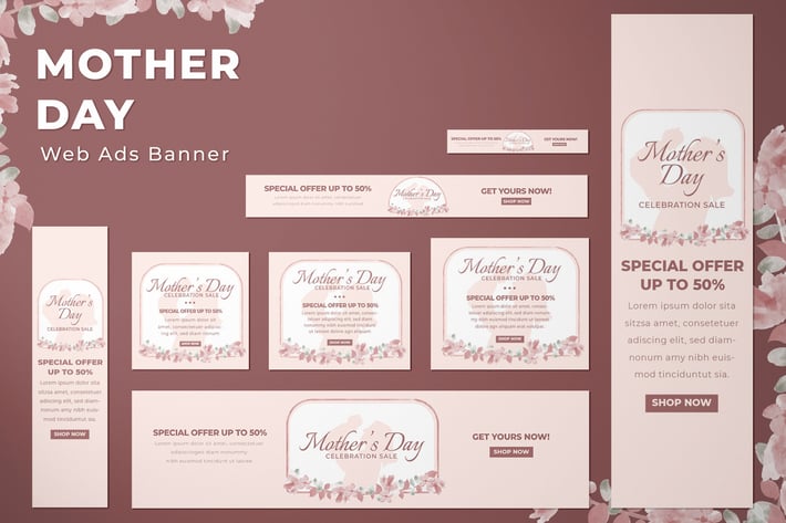 Web Ads Banners - Mother Day