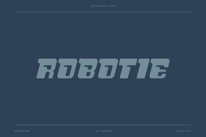 Robotie - Futuristic Font