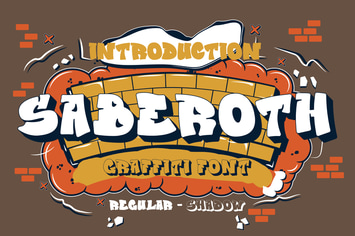 Saberoth - Graffiti Font