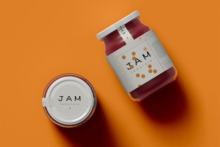Jam Jar Mockup