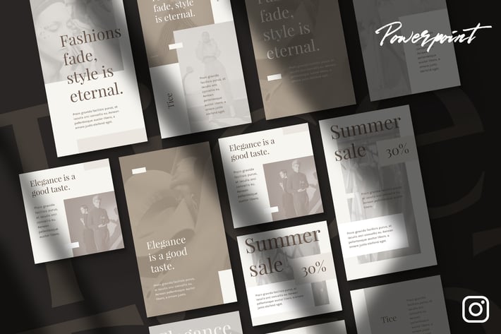 Tice -  Fashion Business Instagram Powerpoint