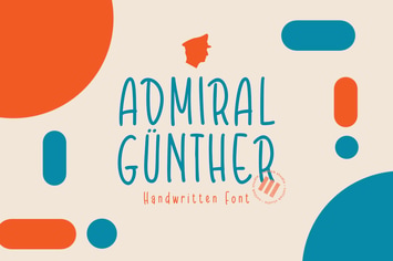 Admiral Günther -  A Playful Monoline Font