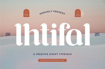 Ihtifal Creative Script Font