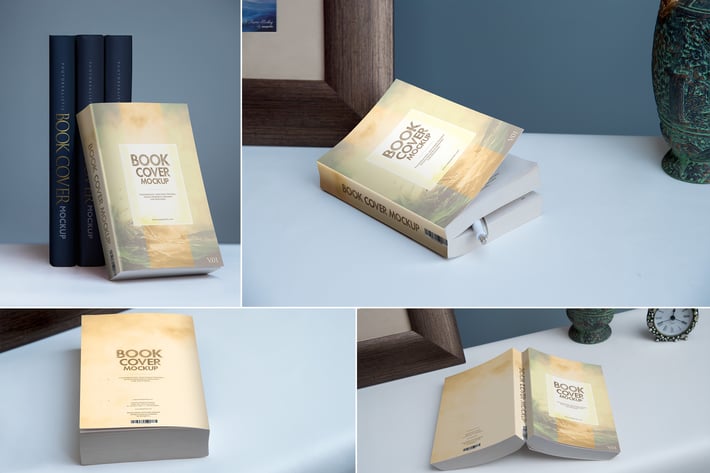 Softcover Book Mockups Template