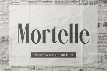 Mortelle - Condensed Serif Font