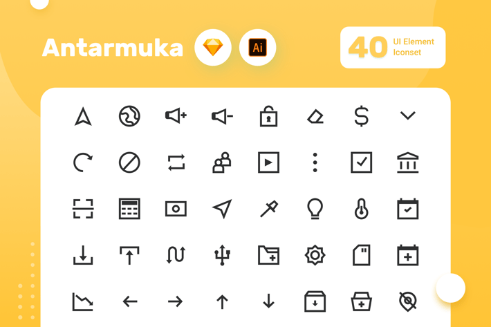 Antarmuka - UI Element Iconset - One  Color 5 