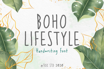 Boho Lifestyle - Cute Girly Font