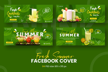Fresh Summer Facebook Timeline Covers