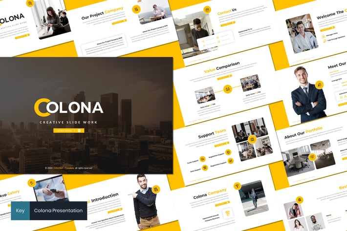 Colona - Business Keynote Template