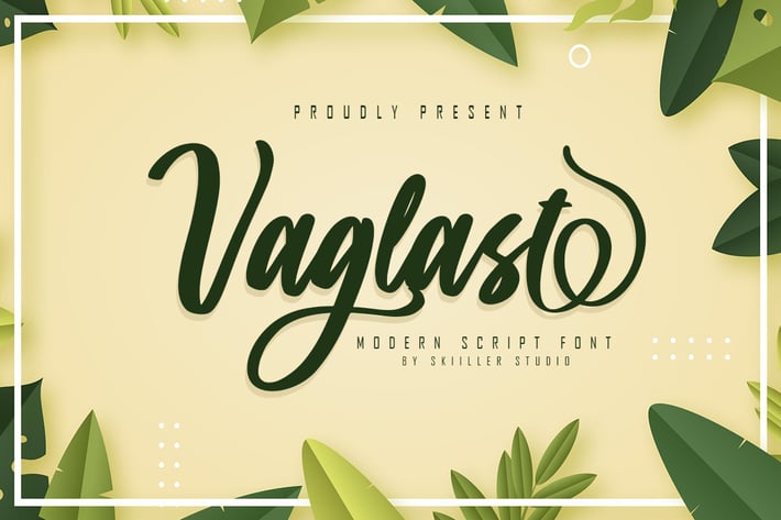 Vaglast - Modern Script Font