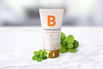 Cosmetic Tube Mock-up 2