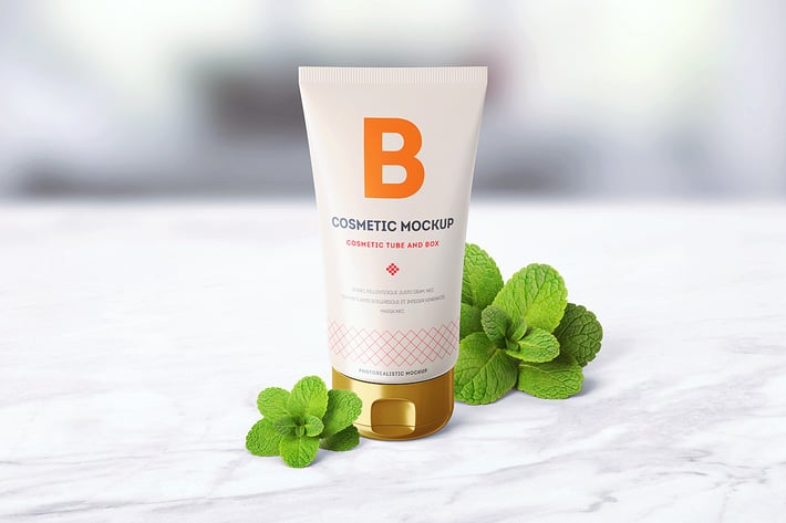 Cosmetic Tube Mock-up 2
