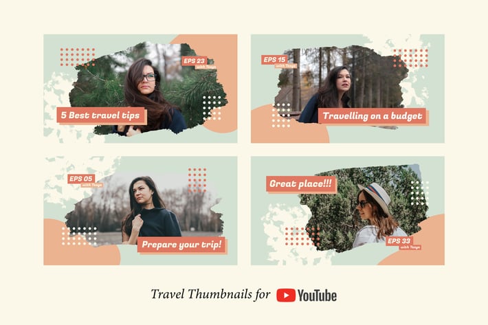 Travel YouTube Thumbnails