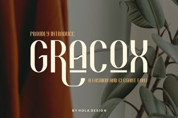 Gracox - Sans Serif & Luxury Font