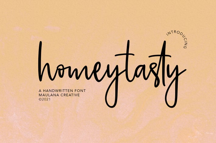 Homeytasty Handwritten Script Font
