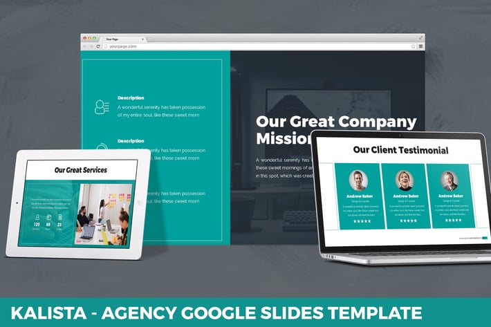 Kalista - Agency Google Slides Template