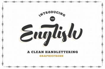 The English Font - Vintage Lettering