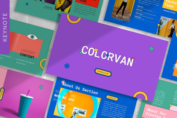 Colorvan - Creative Keynote Template