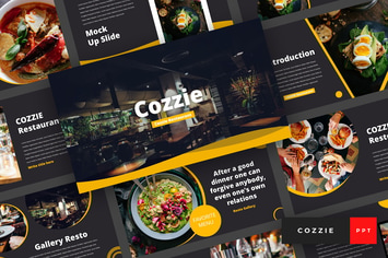 Cozzie - Restaurant PowerPoint Template
